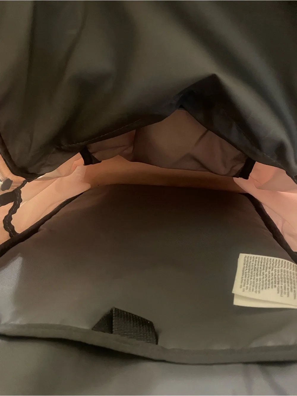The North Face Women's Pale Pink Everyday Backpack with Front Bungee
